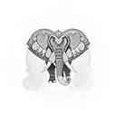 Elephant mandala tattoo design idea