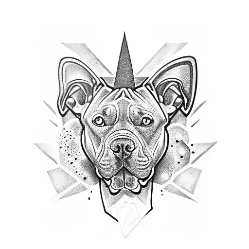 Blue nose pitbull, 6 months old, with the name nova under it.   tattoo design idea