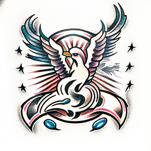 Phoenix tattoo design idea