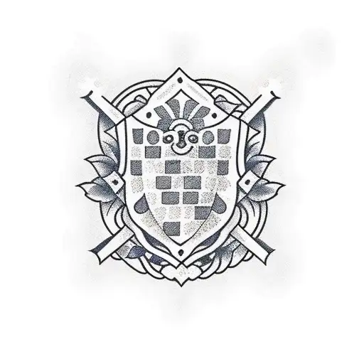 pattern tattoo inspired by croatia tattoo design idea