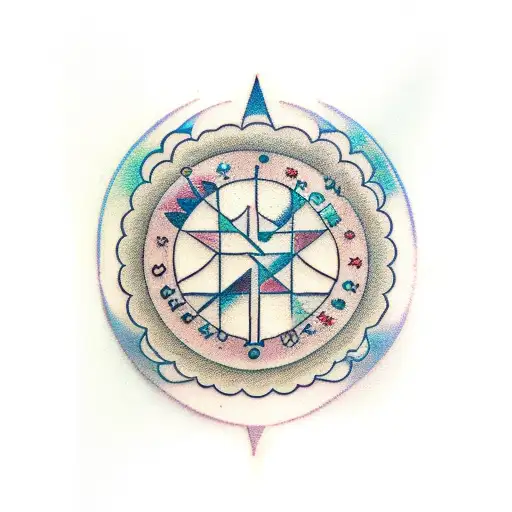 Math Pie Symbol tattoo design idea