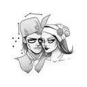 couple tattoo tattoo design idea