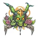 toxic  tattoo design idea