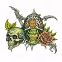 toxic  tattoo design idea