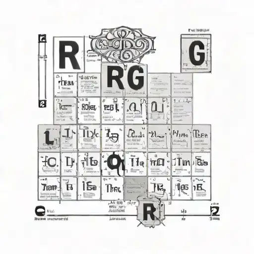 periodic table element lord of the ring tattoo design idea
