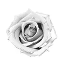 broken clock with rose and name tattoo design idea