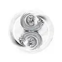 Dragon holding yin yang  tattoo design idea