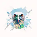 vulture tattoo design idea