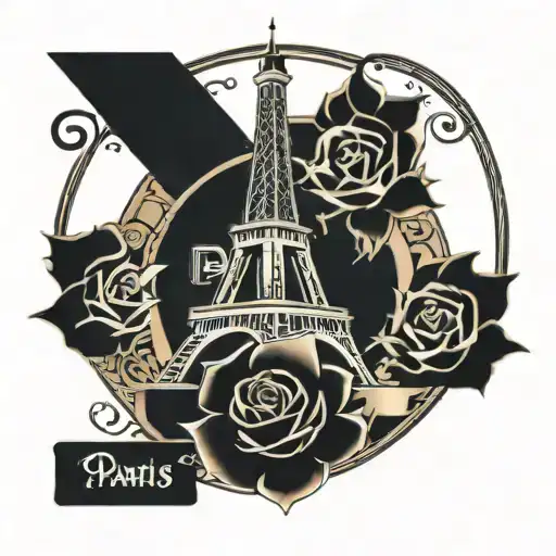 paris tattoo design idea