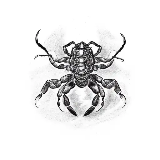 Scorpion tattoo design idea