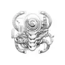 cyberpunk mechanical snake tattoo design idea