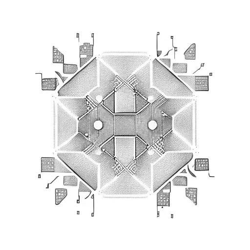 Circuit board intertwined with binary code tattoo design idea
