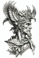 god Hermes tattoo design idea