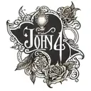 John 4:19 tattoo design idea