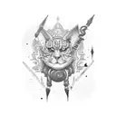 thug tattoo design idea