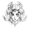 Sailor moon tattoo design idea