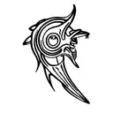 alien xenomorph full body 15cm simple tattoo tattoo design idea