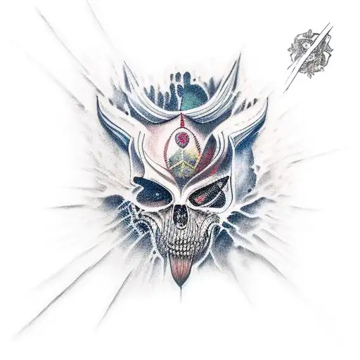 assassin ghost tattoo design idea