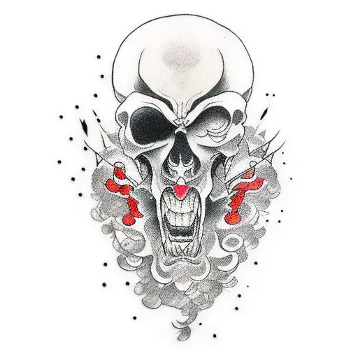 assassin ghost tattoo design idea