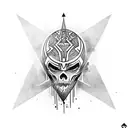 assassin ghost tattoo design idea