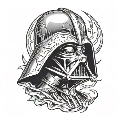 star wars darth vader tattoo design idea