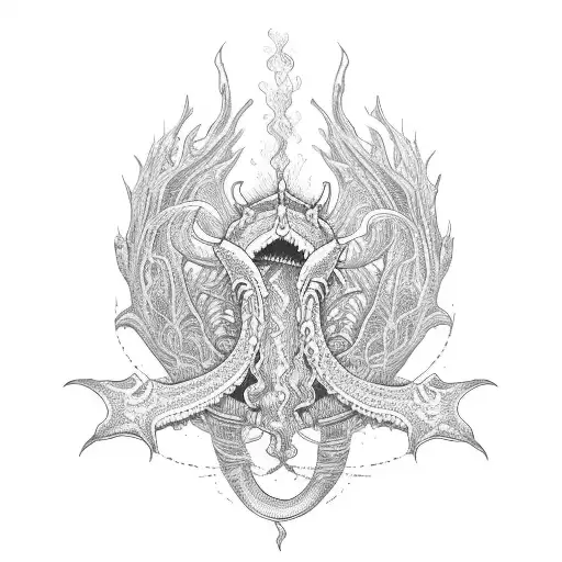 leviathan tattoo design idea