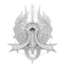 leviathan tattoo design idea