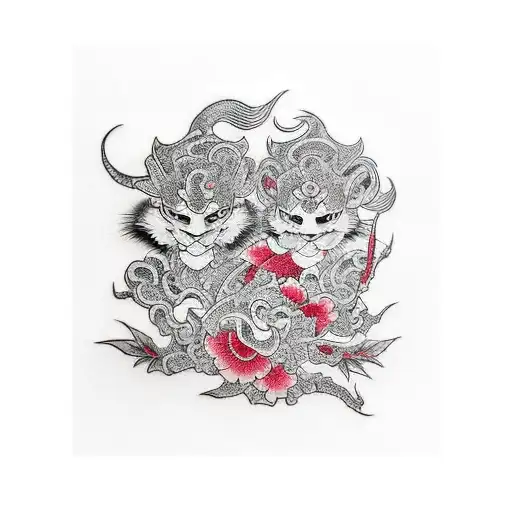 Couple tattoo tattoo design idea