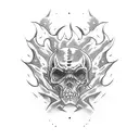 Undead tattoo design idea