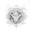 the elements of water, fire, air, and earth tattoo design idea