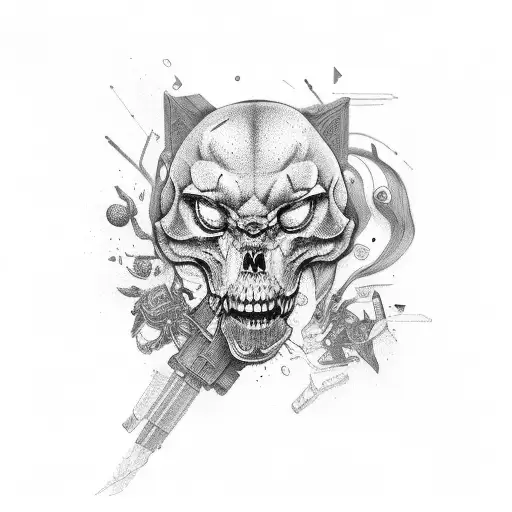 military  tattoo design idea