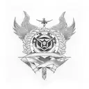 air force tattoo design idea