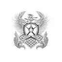 air force tattoo design idea