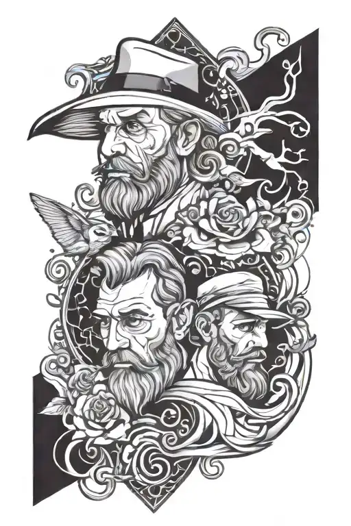 Dad and I ds tattoo design idea