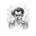harry styles tattoo design idea