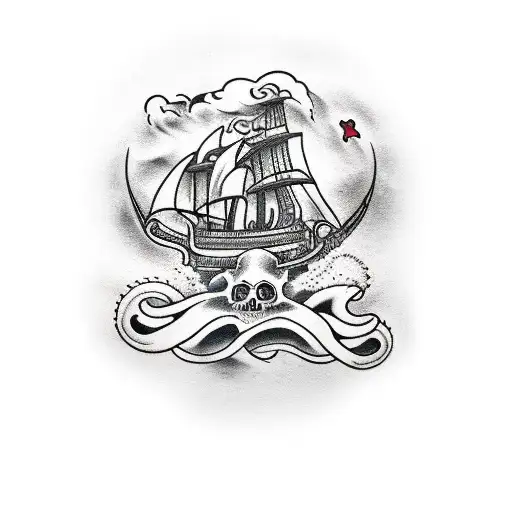 traditional pirate tattoos designs