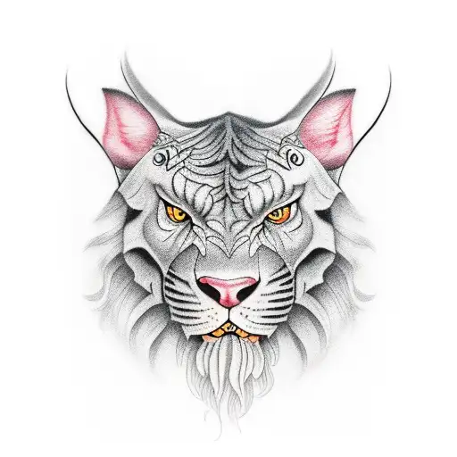 pantera tattoo design idea