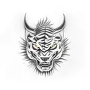 pantera tattoo design idea