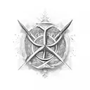 Ukrainian Trident tattoo design idea