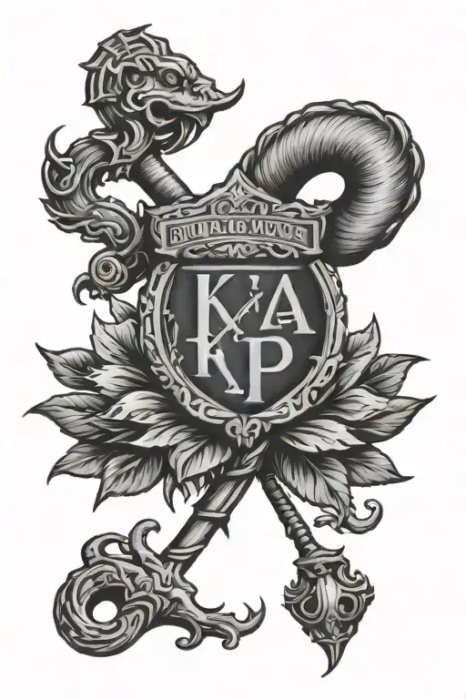 Kappa Alpha Psi Fraternity tattoo design idea