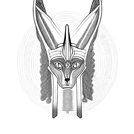Anubis tattoo design idea