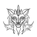 Anubis tattoo design idea