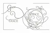 Grace upon Grace tattoo design idea