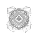 strange symbol tattoo design idea