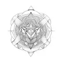 strange symbol tattoo design idea