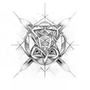 strange symbol tattoo design idea