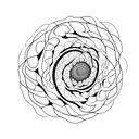 Fibonacci playstation  tattoo design idea