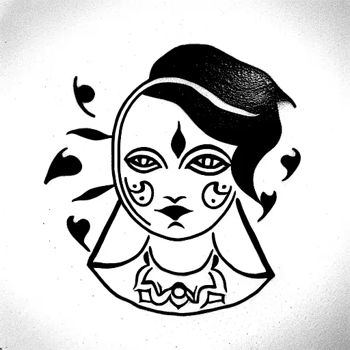 devi tattoo design idea