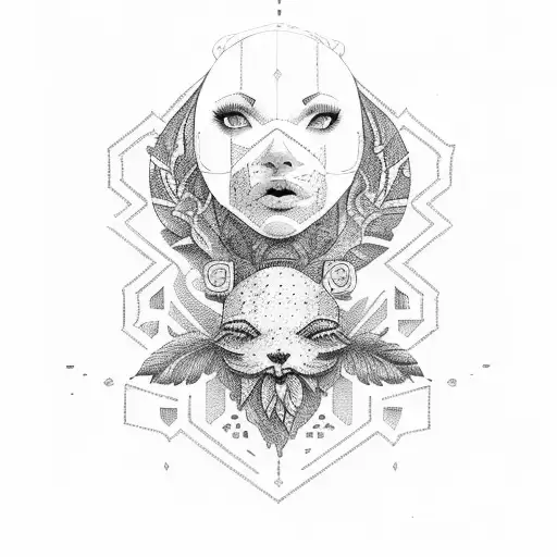 canary islands tattoo design idea