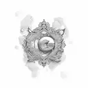 canary islands tattoo design idea